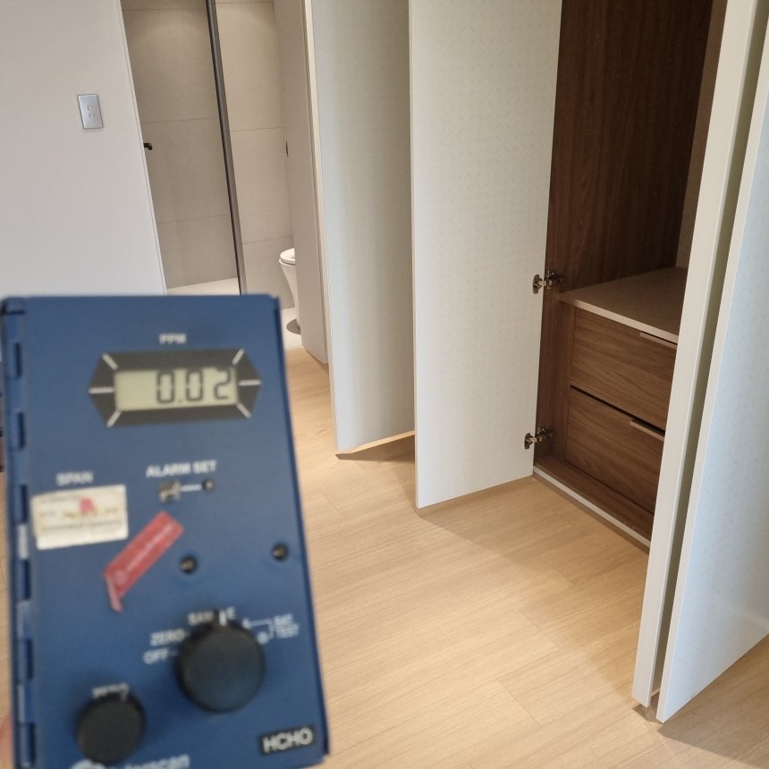마포 대흥동 태영아파트 시공 후 포름알데히드 0.02ppm